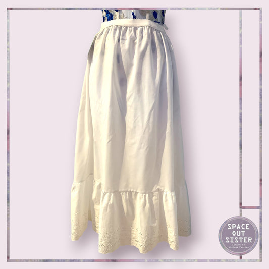 Vintage Cotton Petticoat L