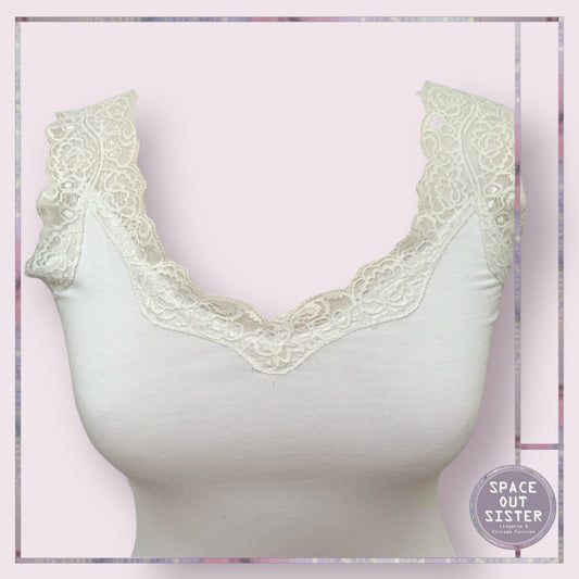 Cotton Lace Vest