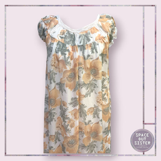 Vintage Autumn Bloom Nightdress