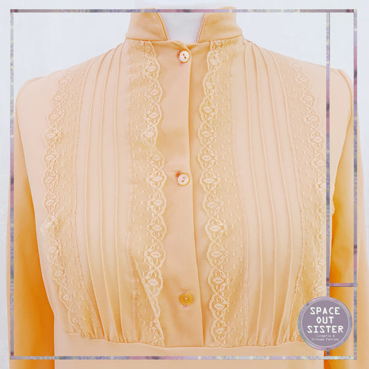 Vintage Light Orange Thermal Lined Nightdress