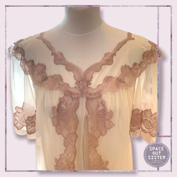 Vintage French Neyret Negligee