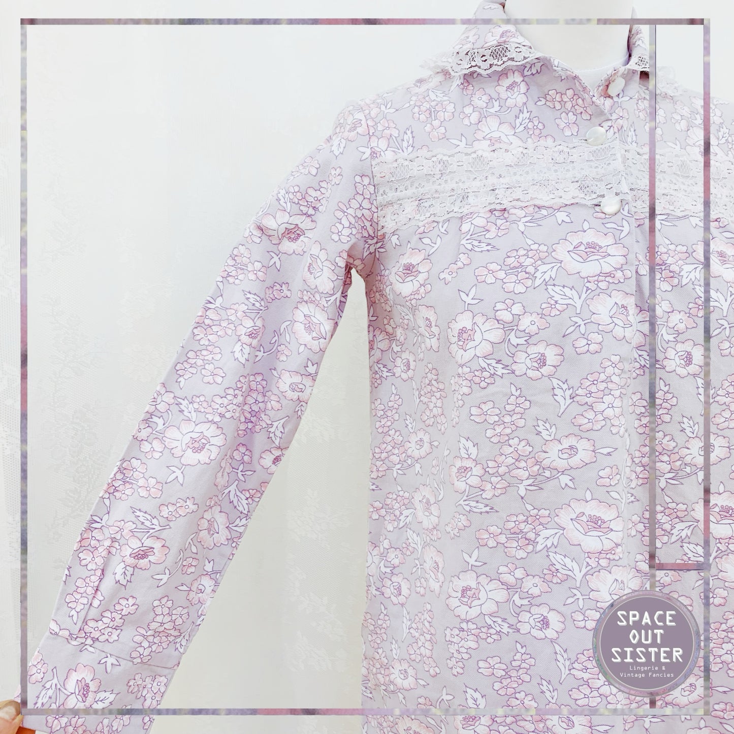 Vintage Mauve Nightdress