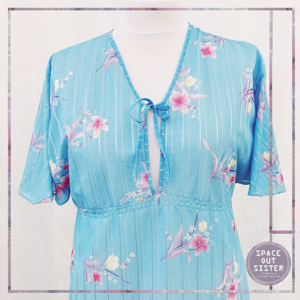 Vintage Turquoise Delight Nightdress