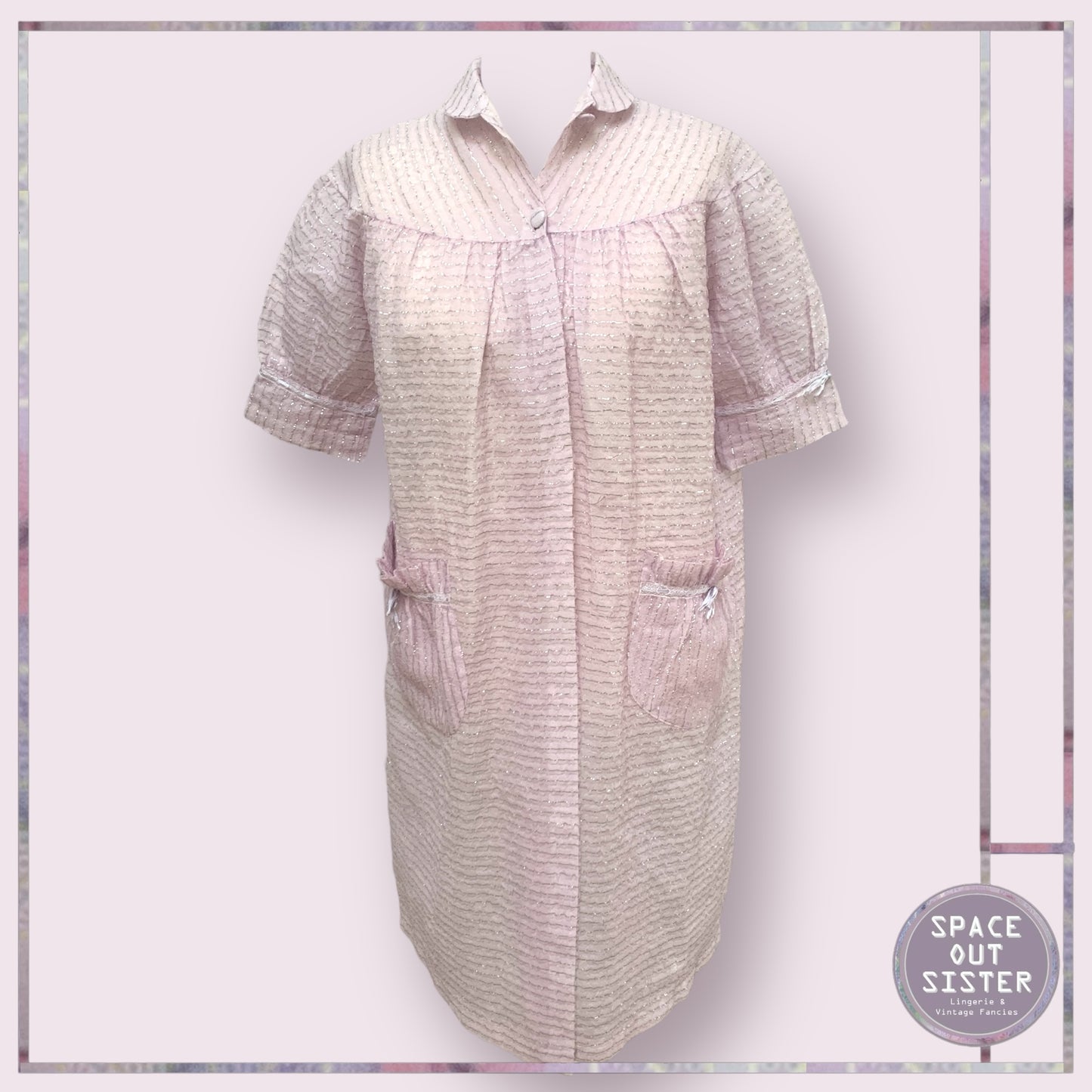 Vintage Silver Thread Robe