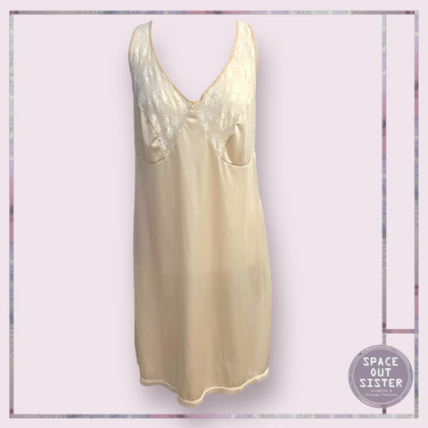 Vintage Donella Caramel Slip