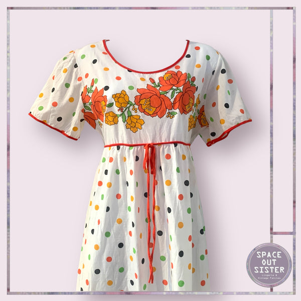 Vintage Poppy Nightdress