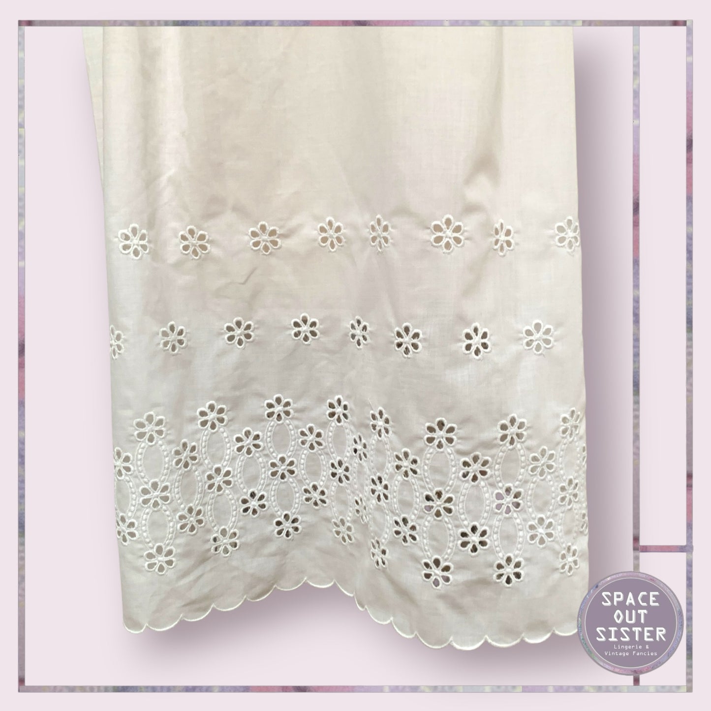 Vintage Scallop Edge Nightdress