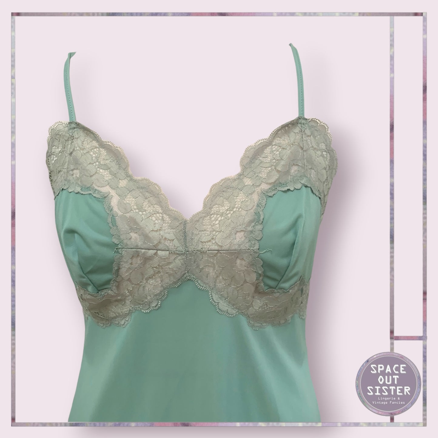 Vintage Miss Green Slip