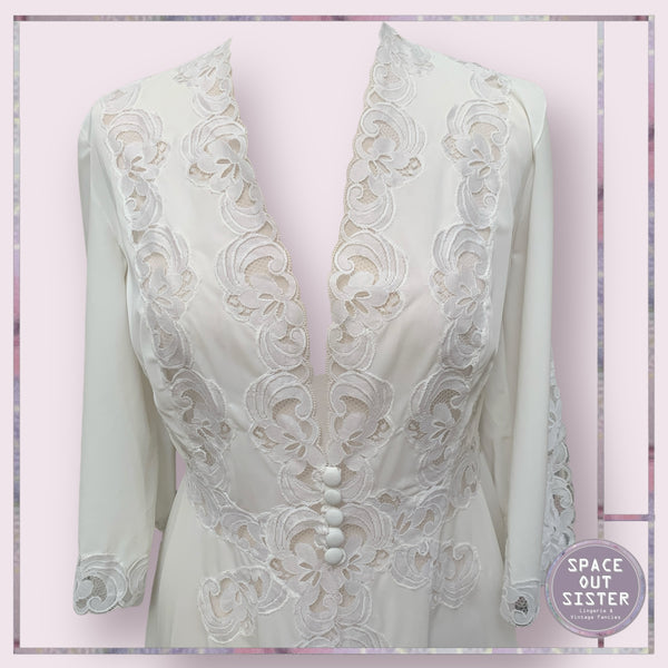 Vintage Short White Negligee