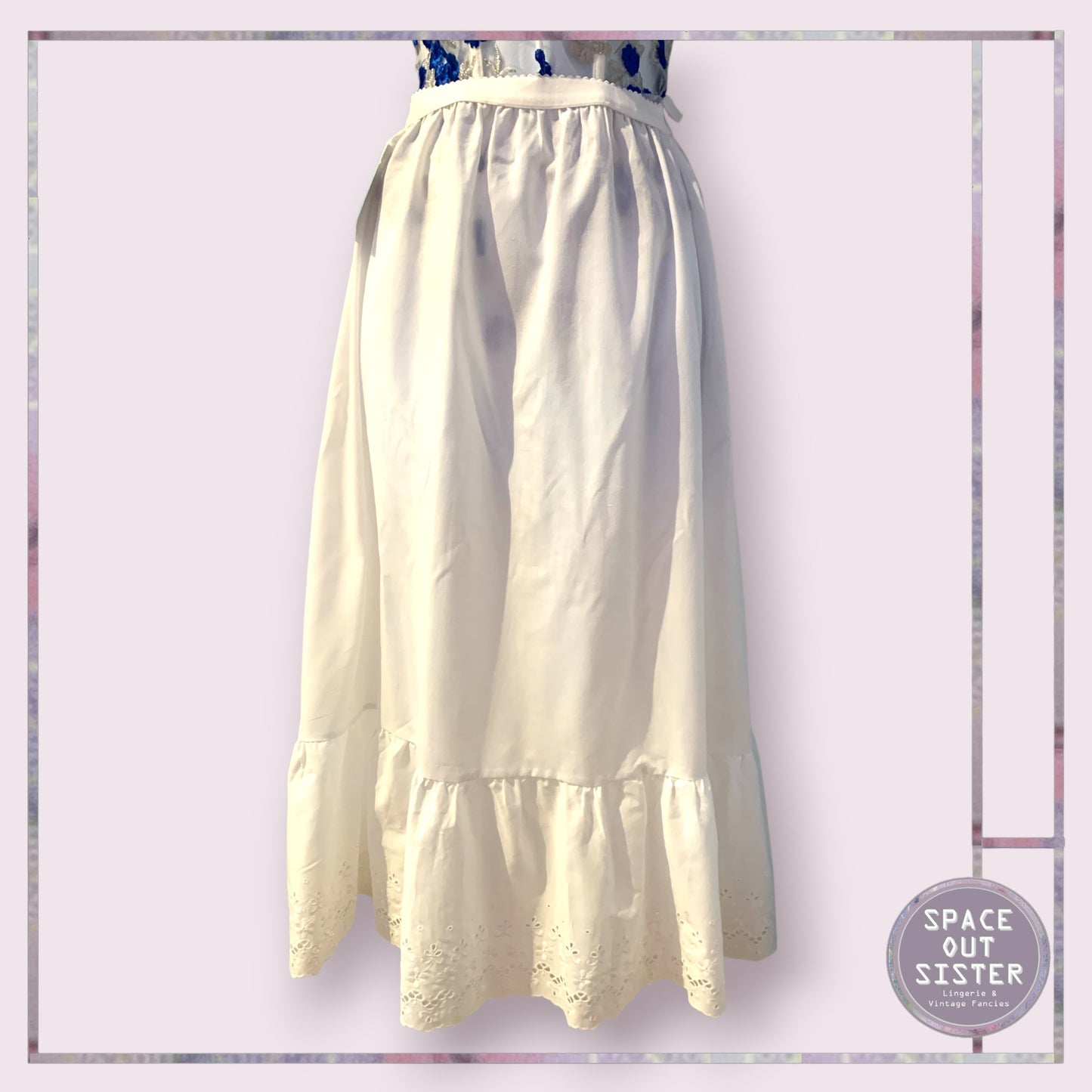 Vintage Cotton Petticoat L