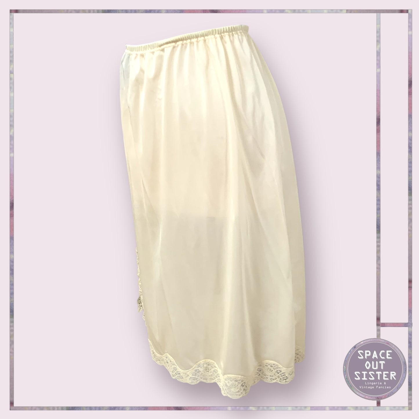 Vintage Buttercream Half Slip