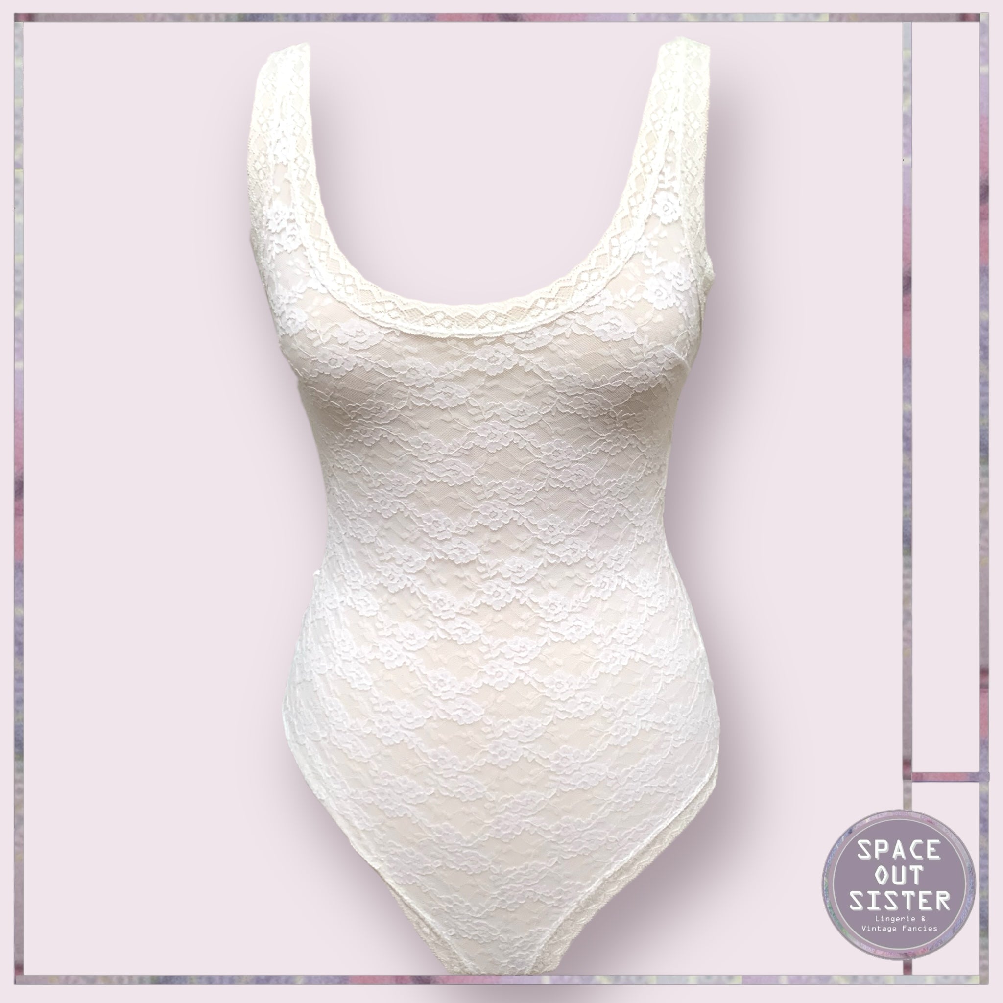 White Lace Bodysuit