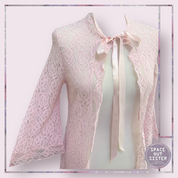 Vintage Pink Ribbon Robe