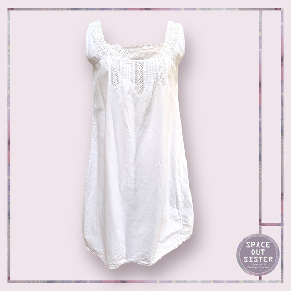 Antique White Cotton Chemise