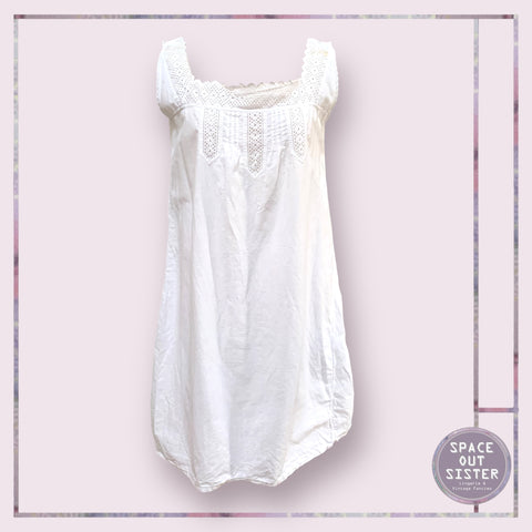 Antique White Cotton Chemise