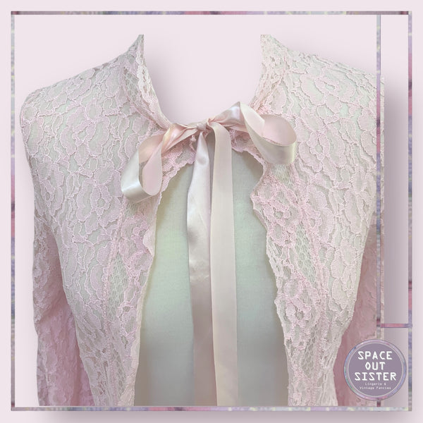 Vintage Pink Ribbon Robe