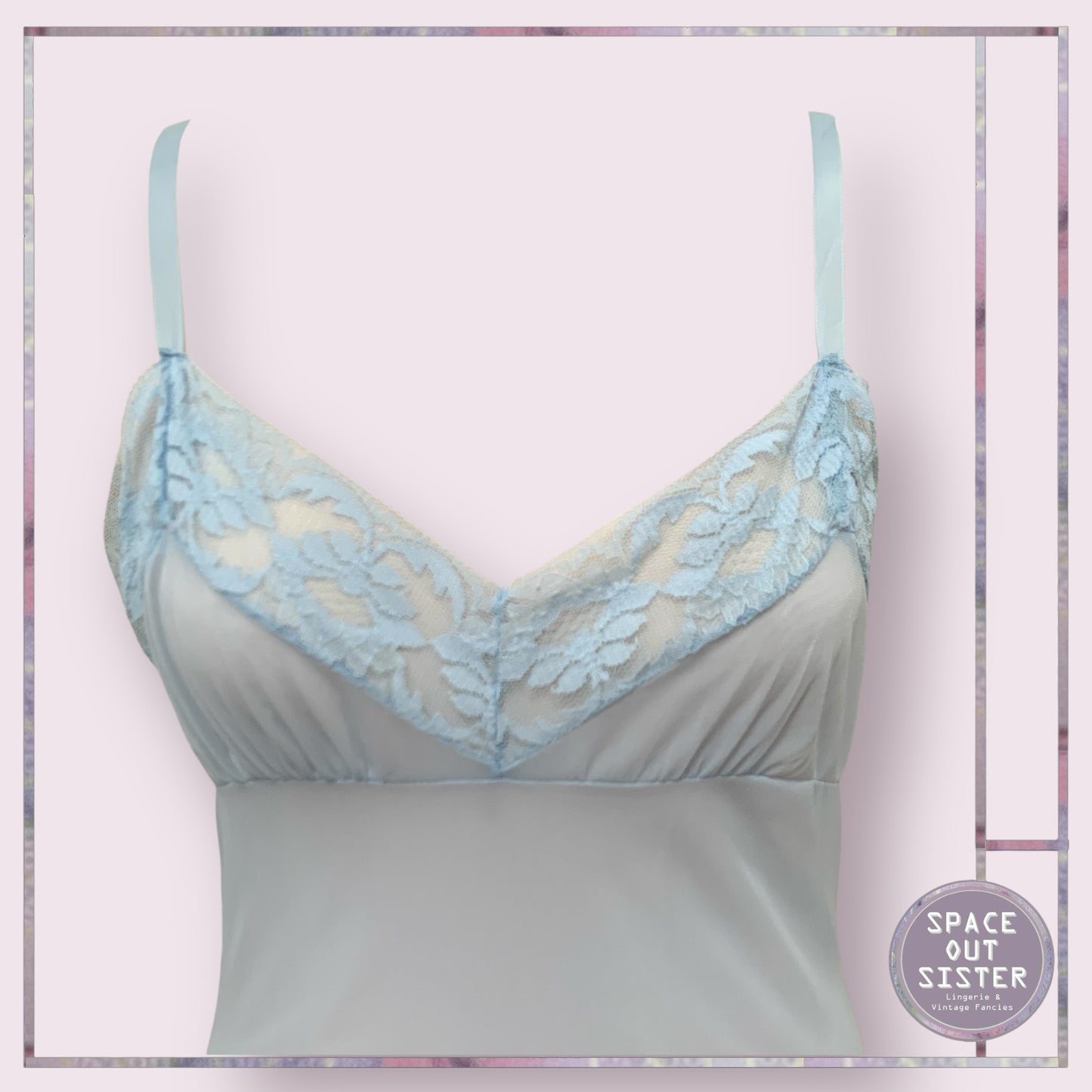 Vintage Mary Blue Slip