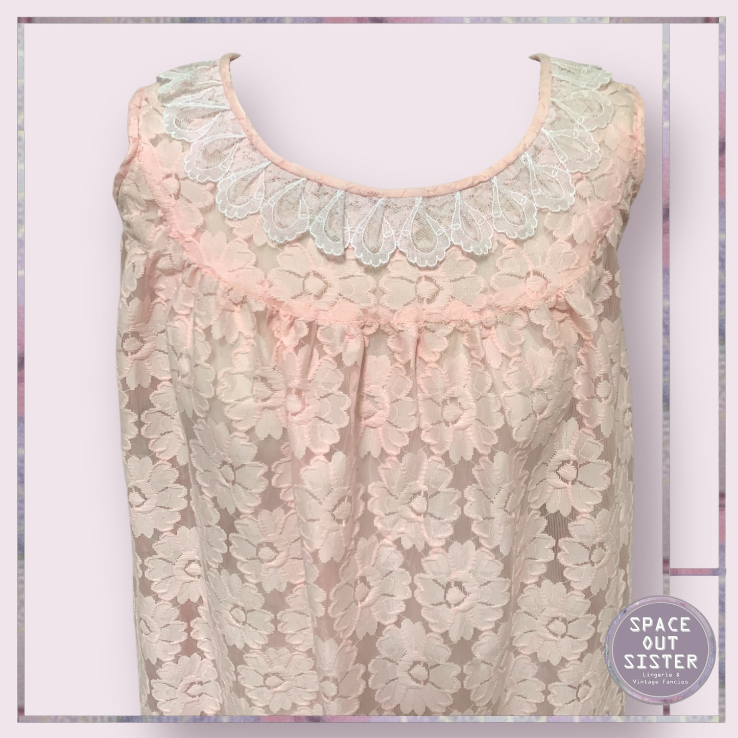 Vintage Floral Peignoir Set