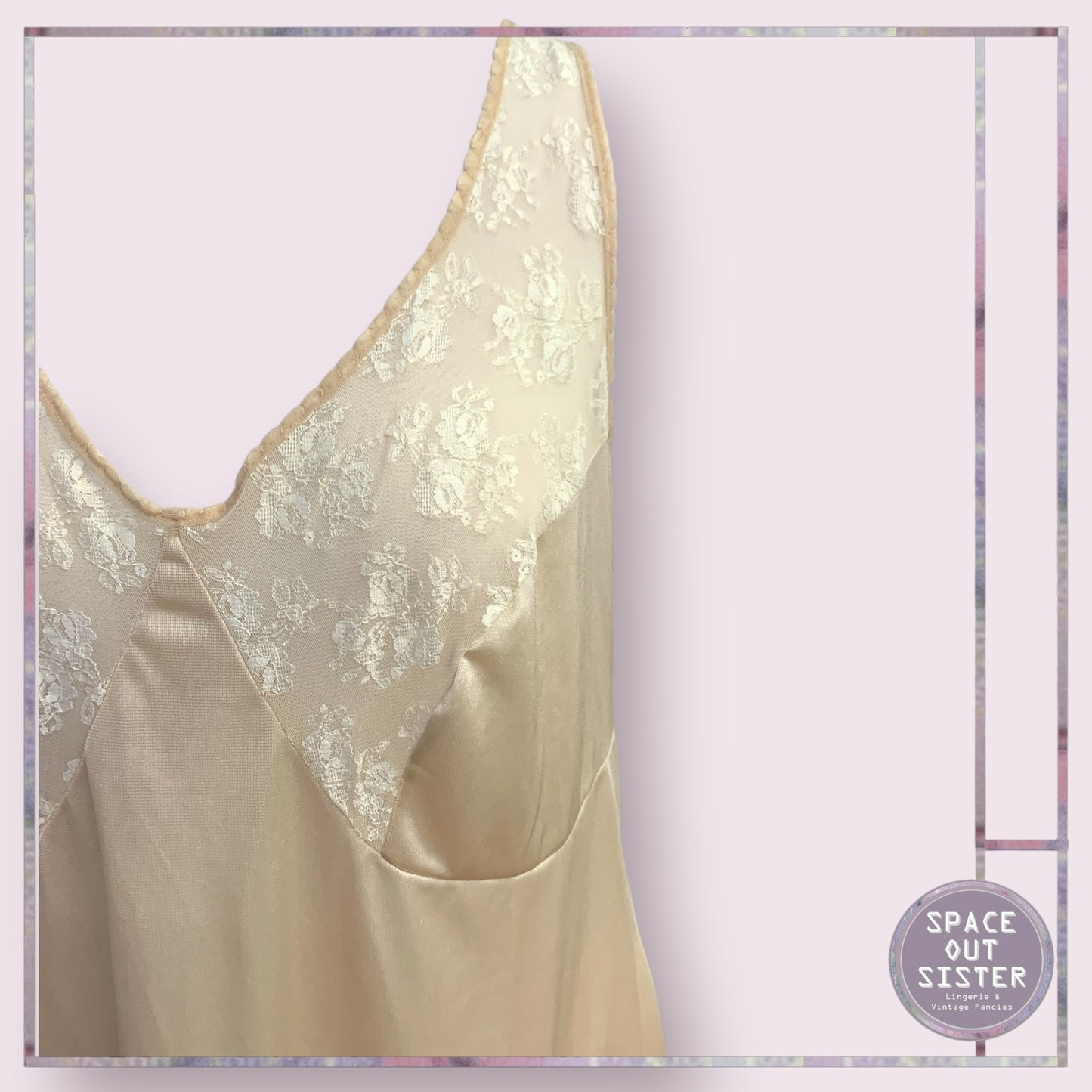 Vintage Donella Caramel Slip