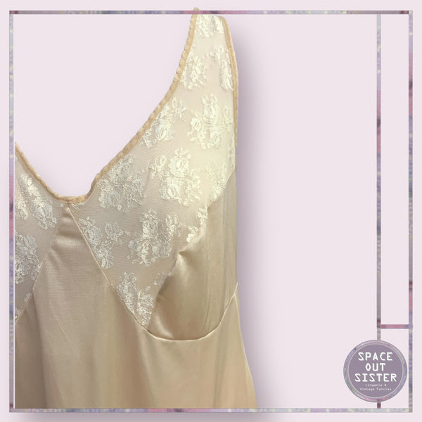 Vintage Donella Caramel Slip