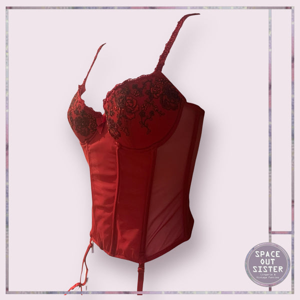 Vintage Red Bustier