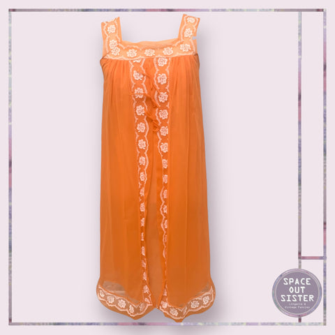 Vintage Tangerine Nightdress