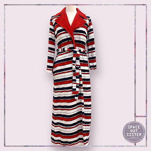 Vintage Cawo Free Hand Stripe Robe