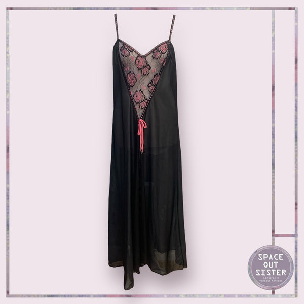 Vintage Full Length Open Nightdress