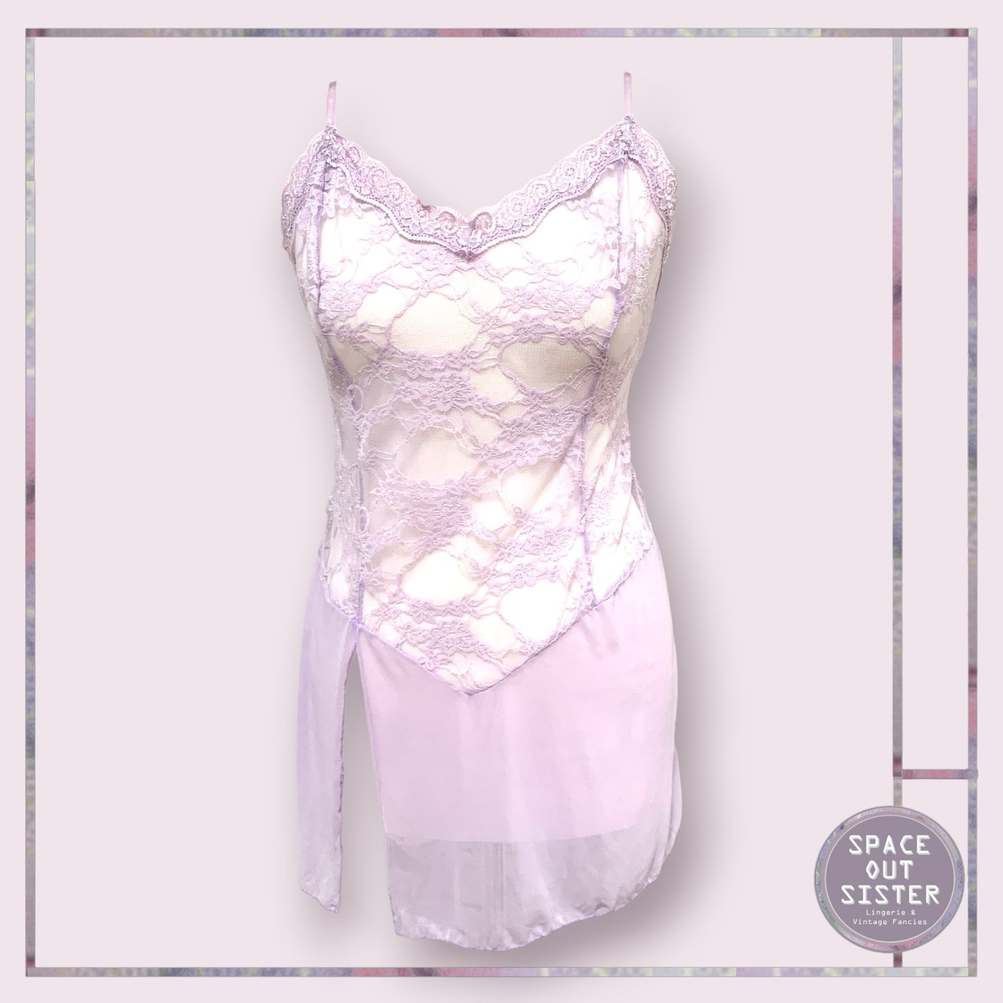 Avid Love Lilac Lace Nightdress