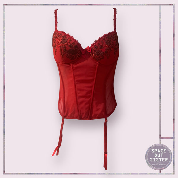 Vintage Red Bustier