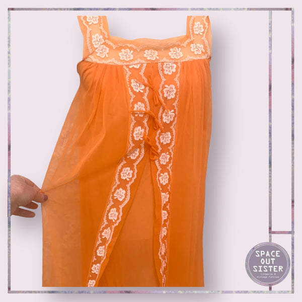 Vintage Tangerine Nightdress