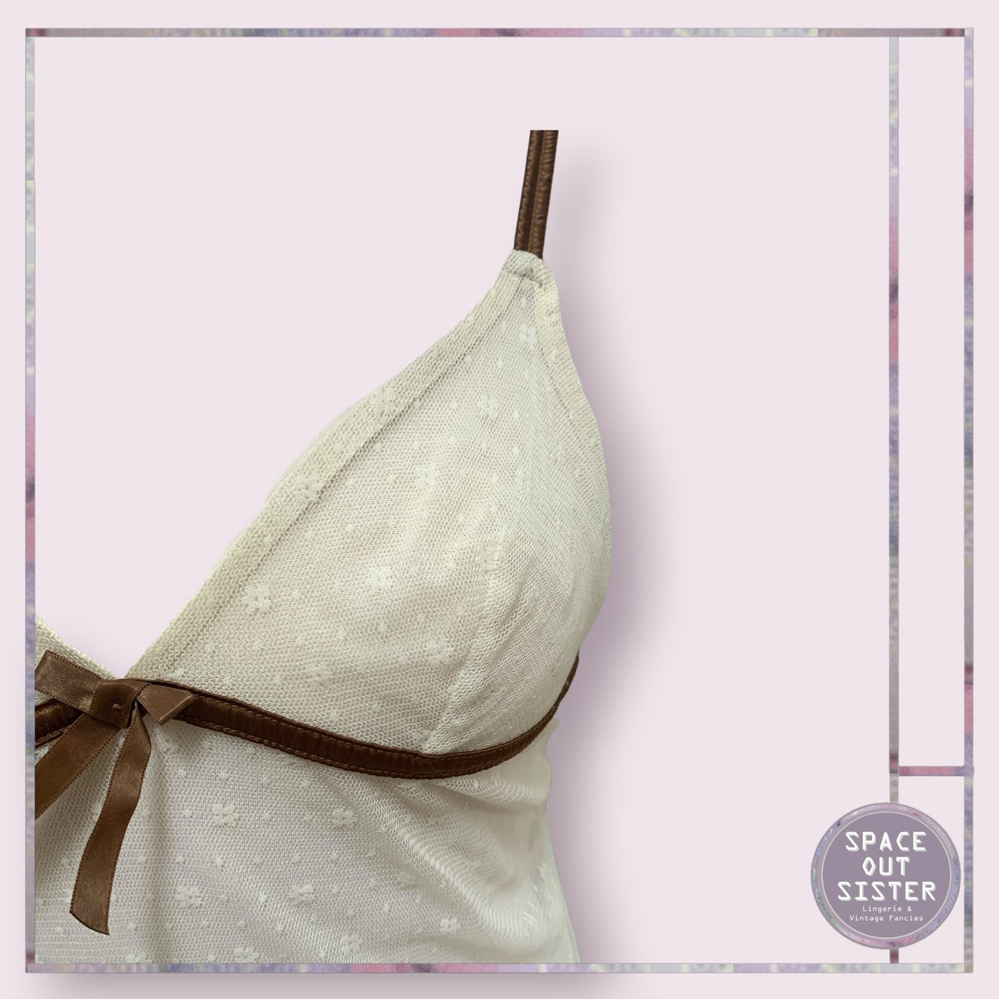 Creama & Coffee Lace Camisole