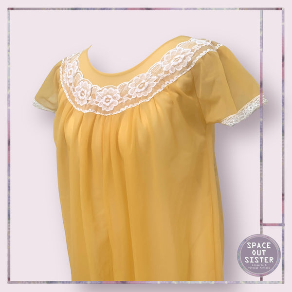 Vintage Yellow Nightdress