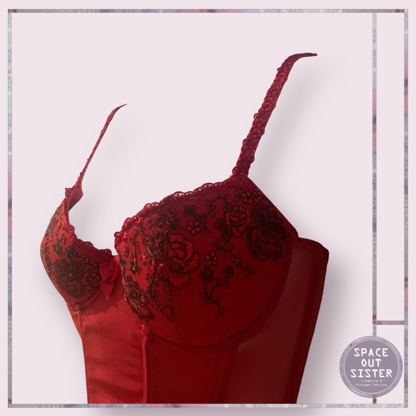 Vintage Red Bustier