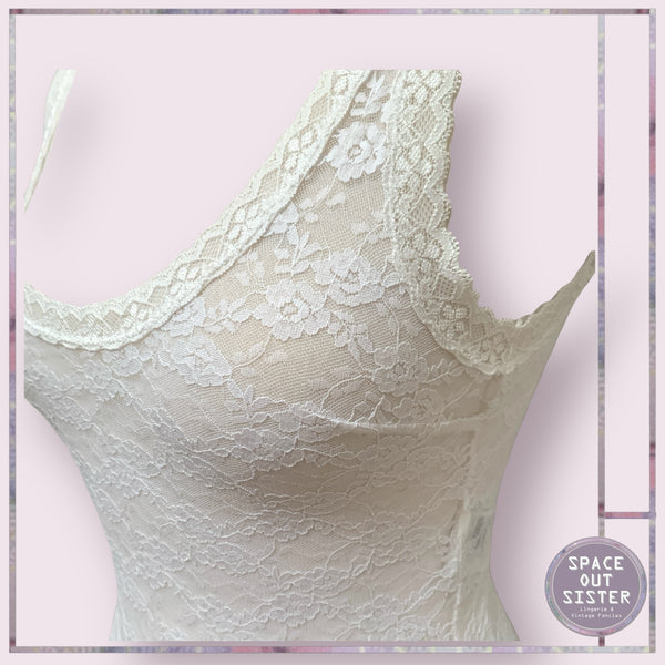 White Lace Bodysuit
