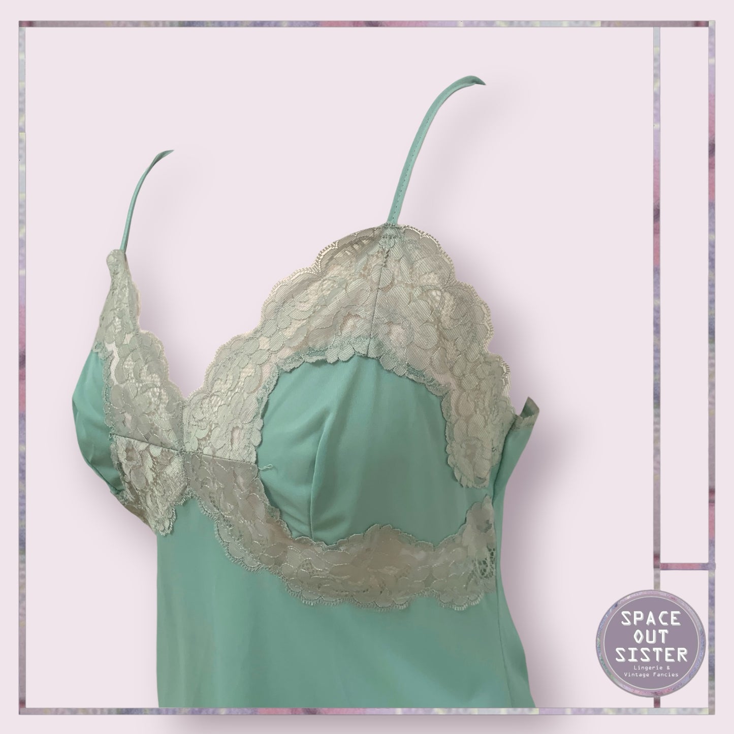 Vintage Miss Green Slip