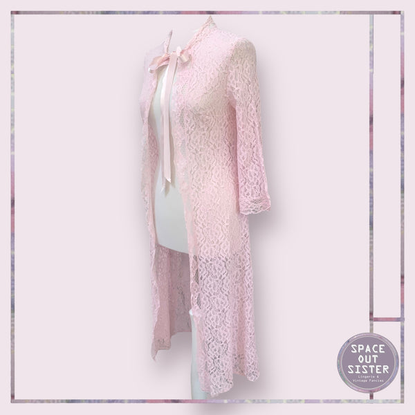 Vintage Pink Ribbon Robe