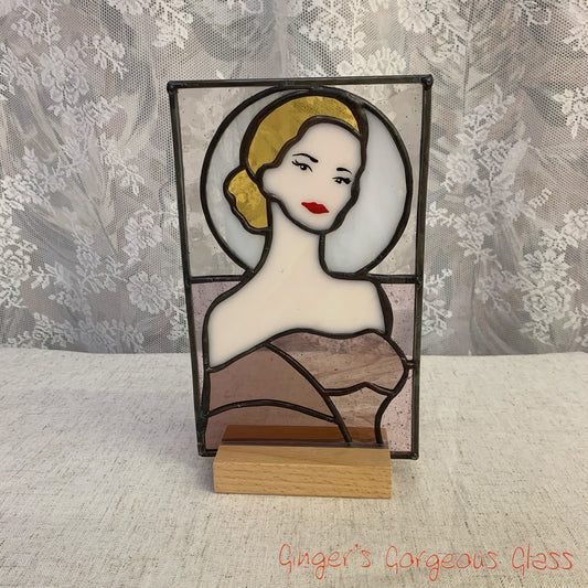 1950s Lady by Ginger's Gorgeous Glass