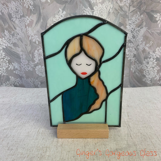 Girl with The Plait by Ginger's Gorgeous Glass