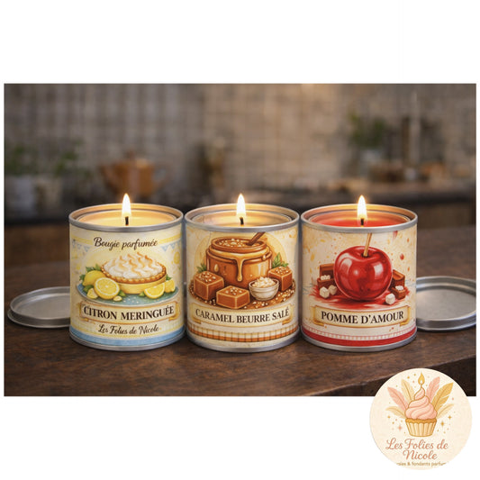 New Salted Butter Caramel Paint Pot Candle by Les Folies de Nicole