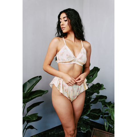 New Vintage Floral Flutter Panty by Kilo Brava