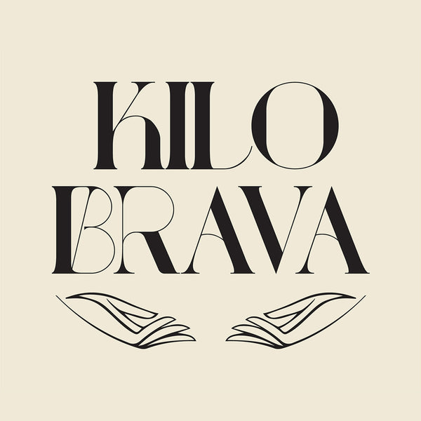 New Black Almond Longline Bralette by Kilo Brava