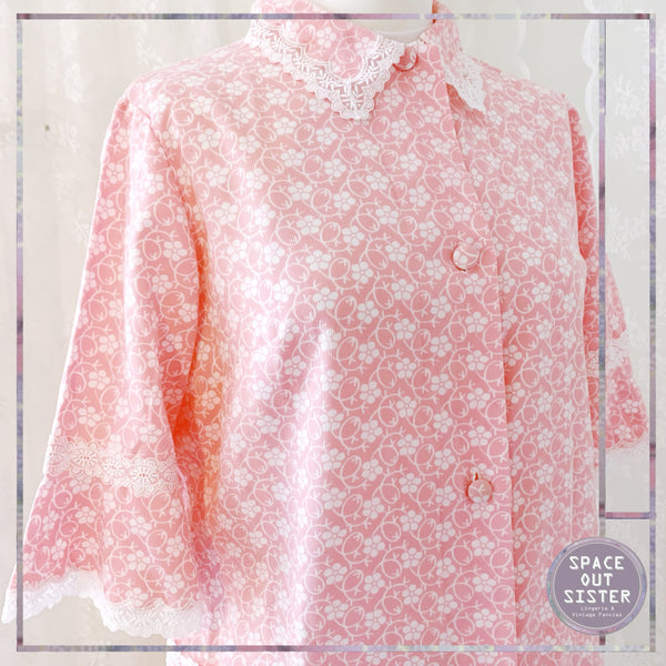 Vintage Tulip Sleeve Housecoat