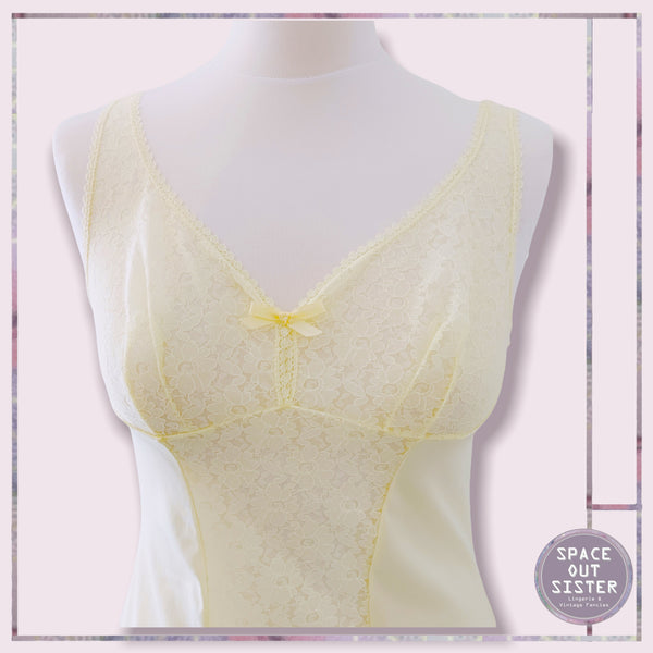 Vintage Lemon S Line Slip