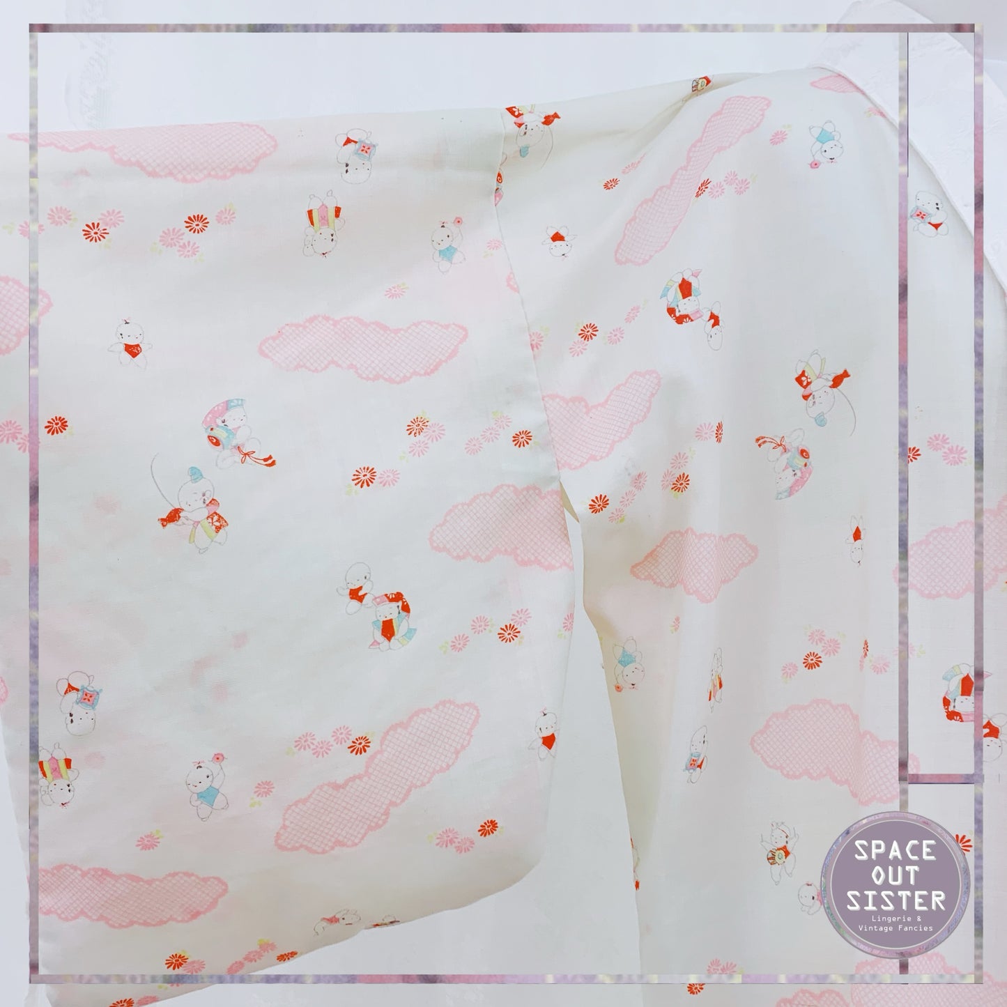 Vintage Playful Kimono