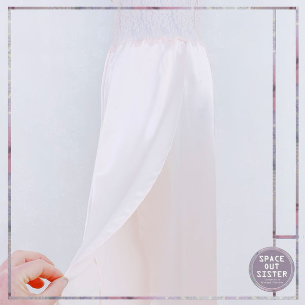 1980s Jessica Lynn Nightgown & Bed Jacket Set
