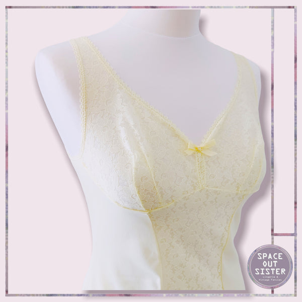 Vintage Lemon S Line Slip