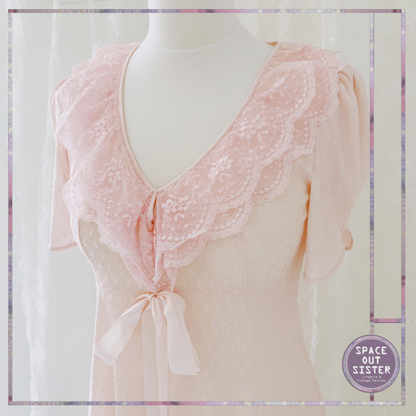 Vintage Rose Petal Nightgown