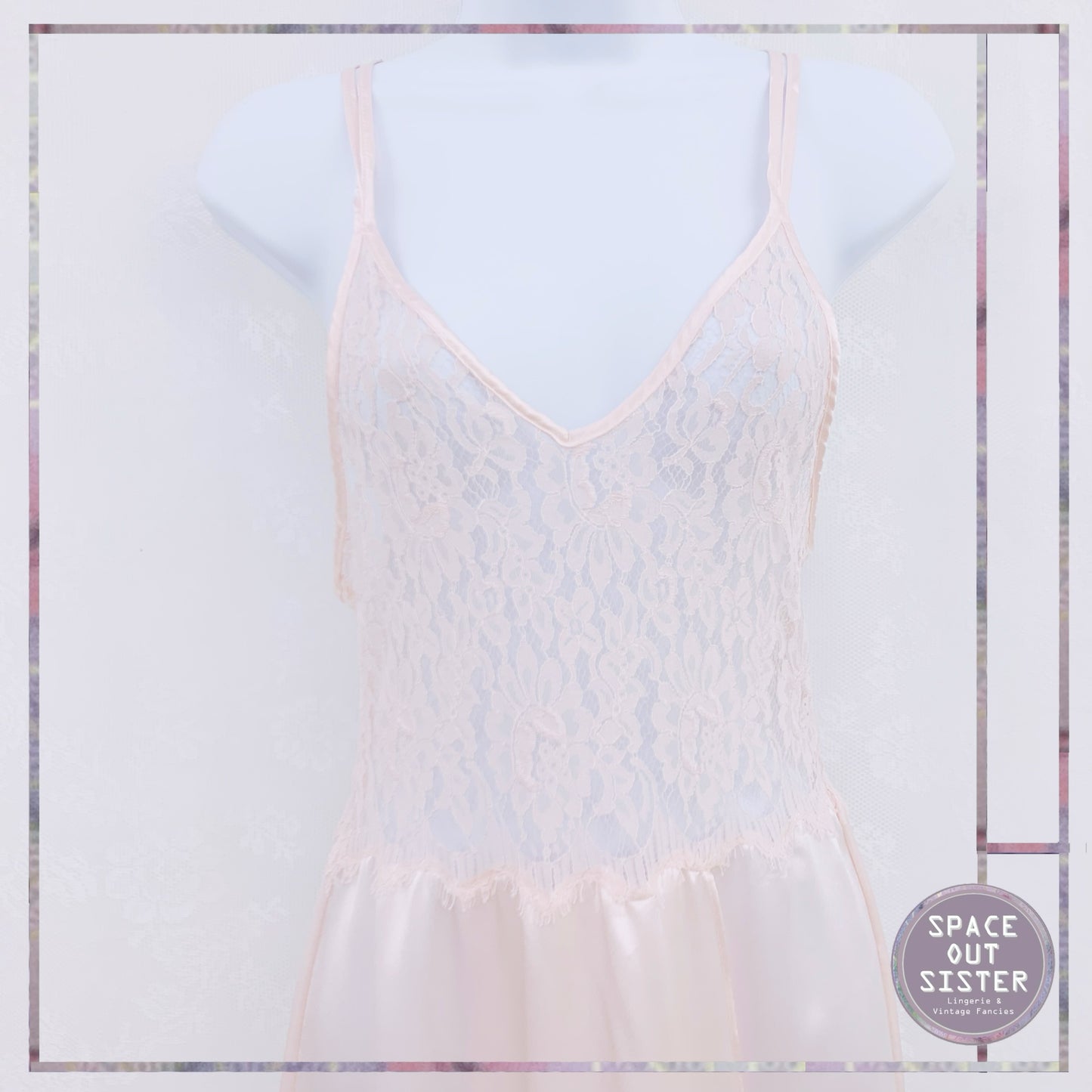 1980s Jessica Lynn Nightgown & Bed Jacket Set