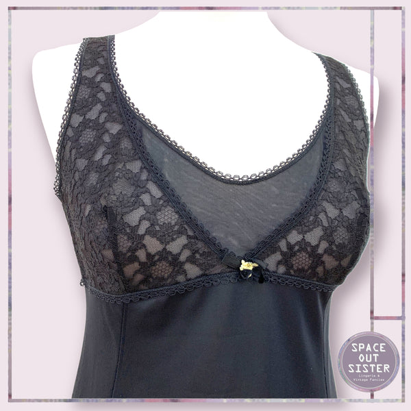 Vintage Enka Black Slip
